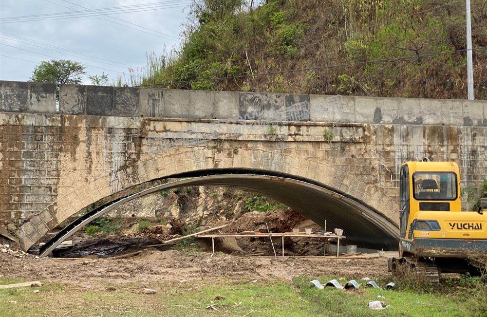 金属波纹管-拉萨桥涵危桥加固项目